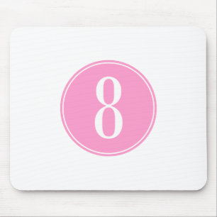 Mousepad Círculo #8 cor-de-rosa