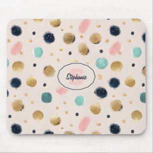 Mousepad Círculo Abstrato e Colorido de Besticamento
