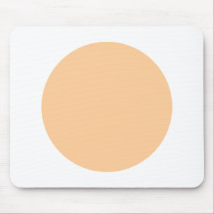 Mousepad Círculo - Areia com Branco