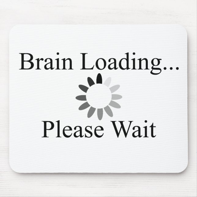 Mousepad Círculo da carga do cérebro (Frente)