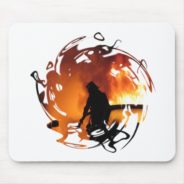 Mousepad Círculo das chamas (Frente)