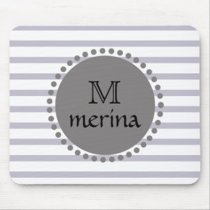 Mousepad Círculo Dourado a preto monograma