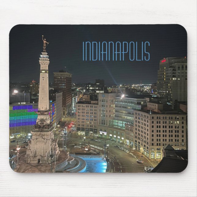 Mousepad Círculo Monumento de Indianápolis (Frente)