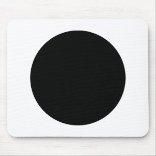 Mousepad Círculo - Preto e Branco