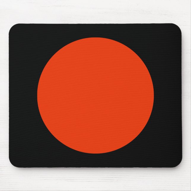 Mousepad Círculo - Tijolo com Preto (Frente)