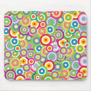 Mousepad Círculos brilhantes do vetor