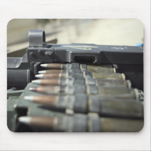 Mousepad círculos da metralhadora do Cinqüênta-calibre