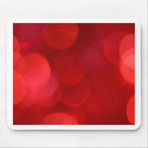 Mousepad Círculos das luzes vermelhas fora de foco