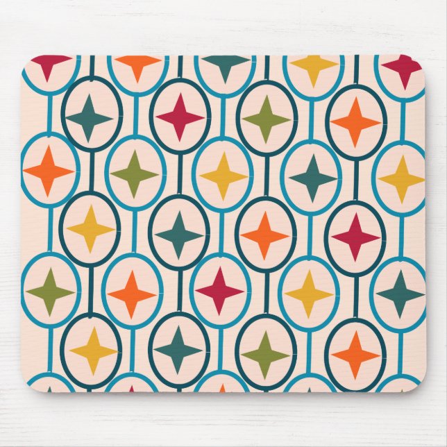Mousepad Círculos e estrelas (Frente)