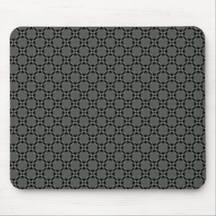 Mousepad Círculos Funciosos da Cinza Escura