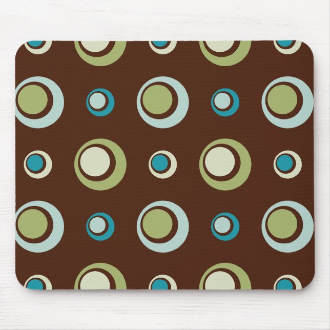 Mousepad Círculos retros (Frente)
