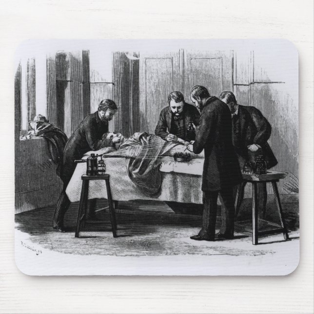 Mousepad Cirurgia anti-séptica, 1882 (Frente)