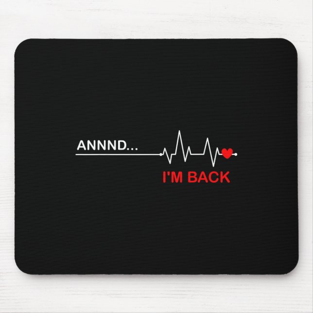 Mousepad Cirurgia de Doenças Cardíacas Abertas da Artéria B (Frente)