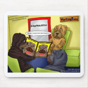 Mousepad Cirurgia Plástica Shar-Pei Camisetas Engraçadas Ca