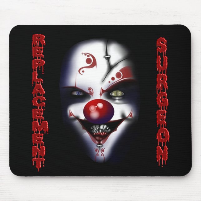 Mousepad Cirurgião de substituição - Palhaço de Mau (Frente)
