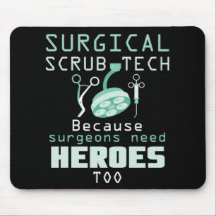 Mousepad Cirúrgico esfregue o presente engraçado da
