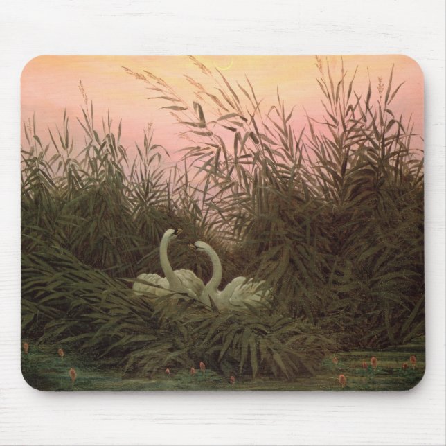 Mousepad Cisnes nos juncos, c.1820 (Frente)