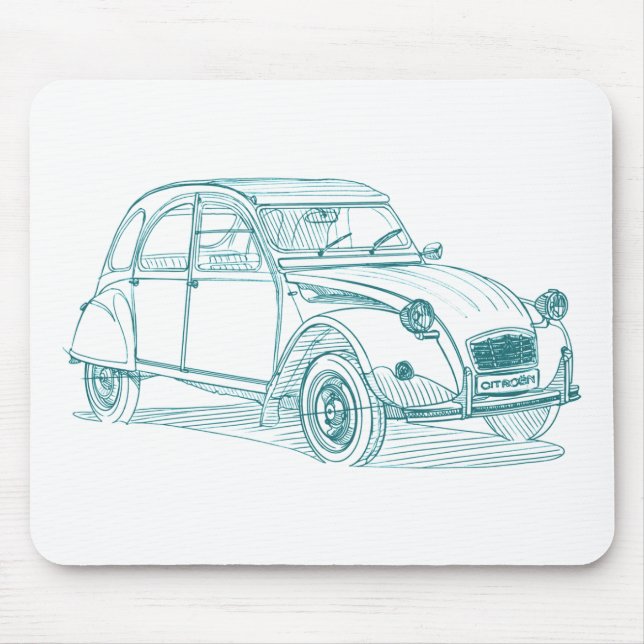 Mousepad Cit 2CV (Frente)