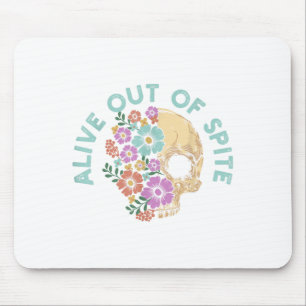 Mousepad Citação Alive Out Of Ste Skull