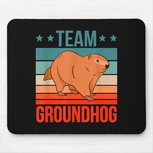 Mousepad Citação da Equipe Groundhog Groundhog Groundhog  (Frente)