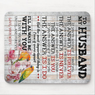Mousepad Citação De Amor Para Marido | Presente de tendênci