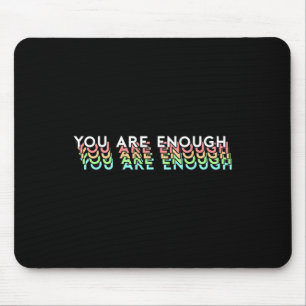 Mousepad Citação de Apoio à Conscientização da Saúde Mental