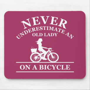 Mousepad citação de ciclismo engraçada