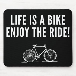 Mousepad citação de ciclismo incrível