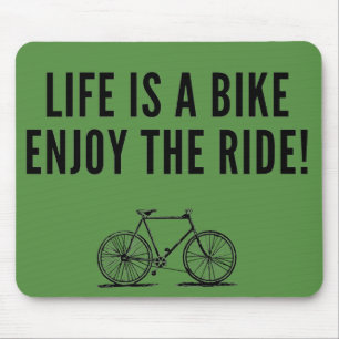 Mousepad citação de ciclismo incrível