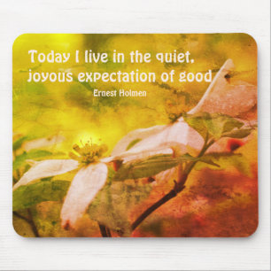 Mousepad Citação de Deus da Flor de Cogwood