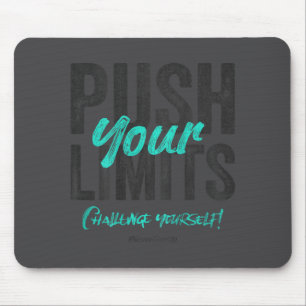 Mousepad Citação de Fitness Treino de Academia Y2k Impressã