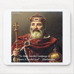 Mousepad Citação de idiomas e idiomas famosos