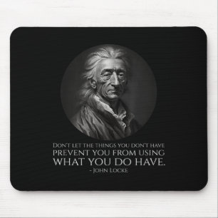 Mousepad Citação de John Locke - Clicar em Filosofia Políti
