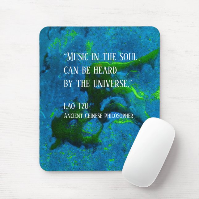 Mousepad Citação de Lao Tzu (Com mouse)