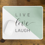 Mousepad Citação de Mensagens de Motivação Positiva do Live<br><div class="desc">Citação de Mensagens de Motivação Positiva do Live Love Laught</div>