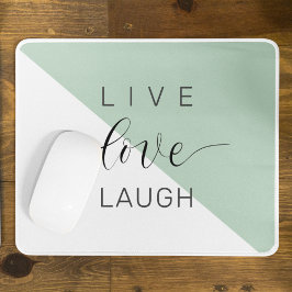 Mousepad Citação de Mensagens de Motivação Positiva do Live