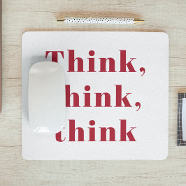 Mousepad Citação de Pensão Vermelha Positiva de Inspiração