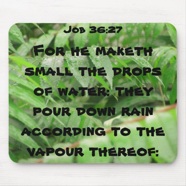 Mousepad Citação de Trabalho de Soma Molhada (Frente)