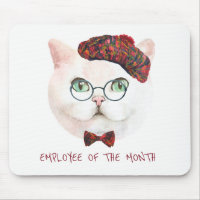 Citação de trabalho motivacional para gatos engraç