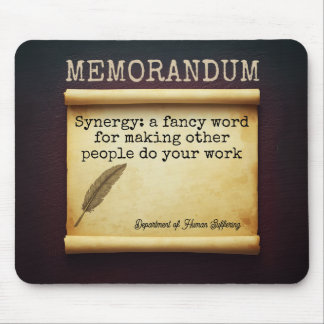 Mousepad Citação Divertida de Trabalho Humor Sarcástico de 