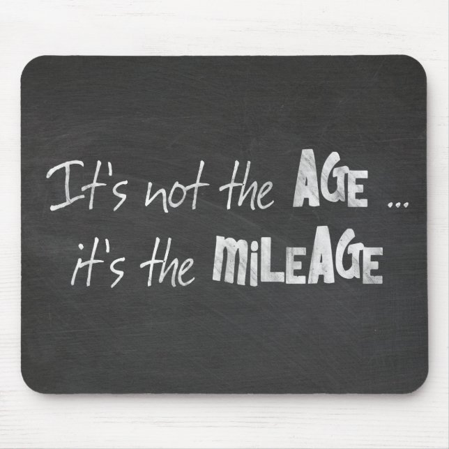 Mousepad Citação divertida no quadro negro (Frente)