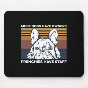 Mousepad Citação Do Bulldog Para Um Proprietário Francês