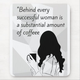 Mousepad citação do café