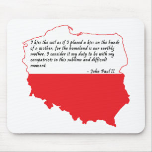 Mousepad Citação do Papa João Paulo II