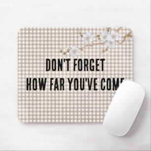 Mousepad Citação Em Gingham