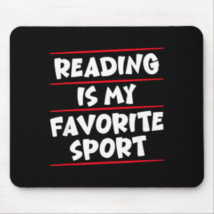Mousepad Citação engraçada de amante de livro ler motivação
