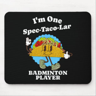 Mousepad Citação engraçada de apreciação de taco de jogador
