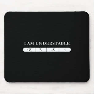 Mousepad Citação Engraçada de Disc Golf Design Instável