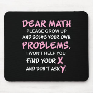 Mousepad Citação Engraçada de Matemática