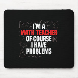Mousepad Citação engraçada de matemática Matemática Querido